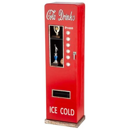 DESIGN TOSCANO Retro 1950s Cold Drink Soda Pop Machine Cabinet SY55792